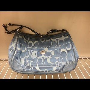 Cute little Coach purse. Blue!